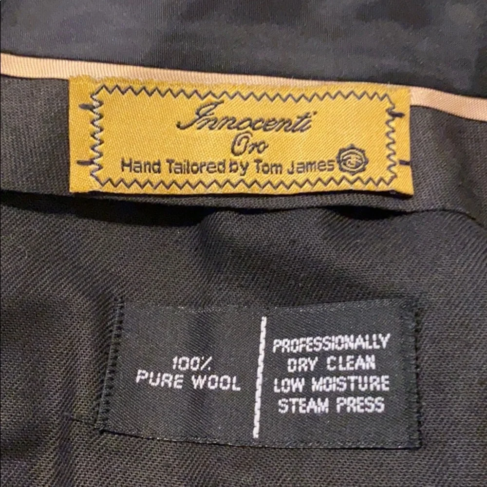 ~Innocenti~ Black Wool Dress Trousers